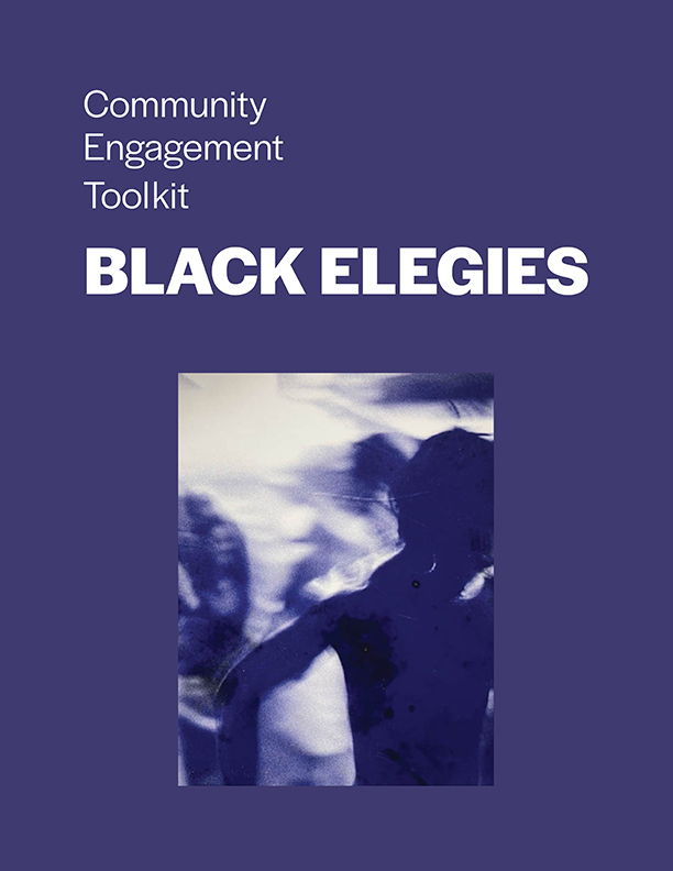 community engagement toolkit cover for Black Elegies